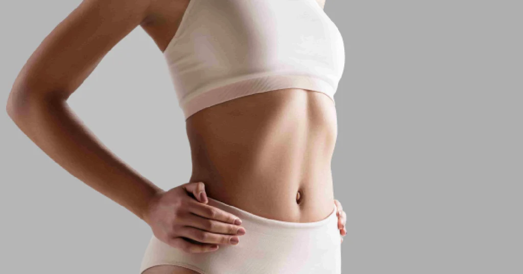 Women showing body contouring with Laser Lipo Treatment in Frisco.