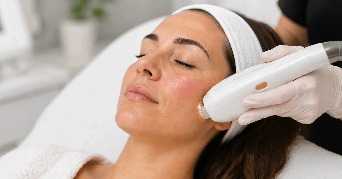 IPL photofacial treatment for reducing redness and pigmentation